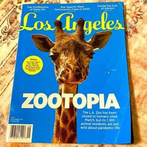 LOS ANGELES MAGAZINE September 2020 ZOOTOPIA LA ZOO during Pandemic  GUC